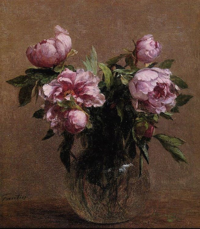 Henri Fantin-Latour Vase of Peonies